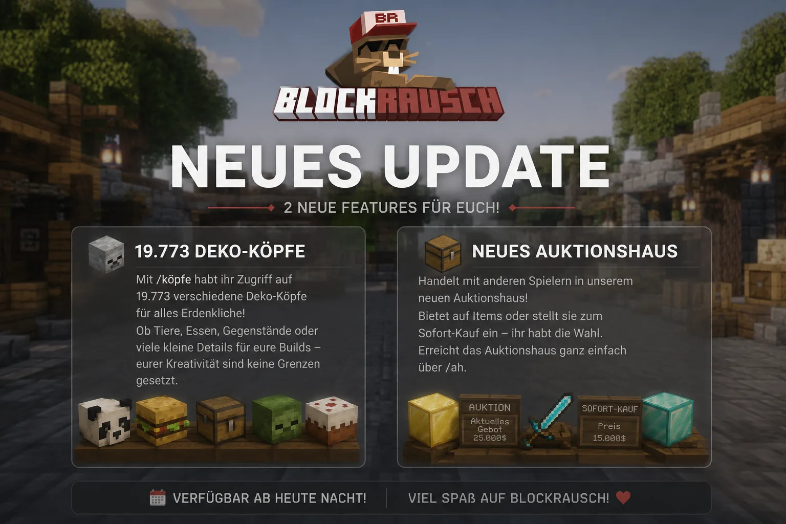 KI generiertes Titelbild: Mehr Deko, mehr Handel: Zwei neue Features